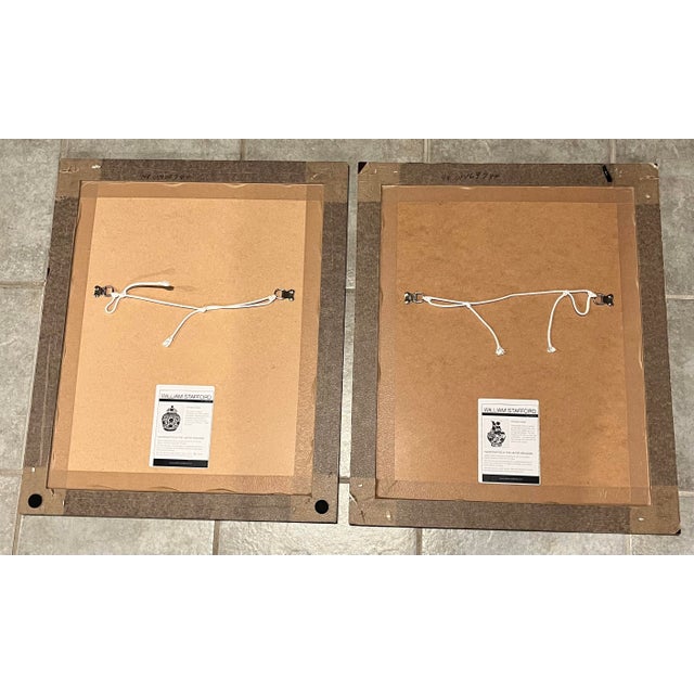 Vintage William Stafford Black & White "Chinese Vases" 28/295 Limited