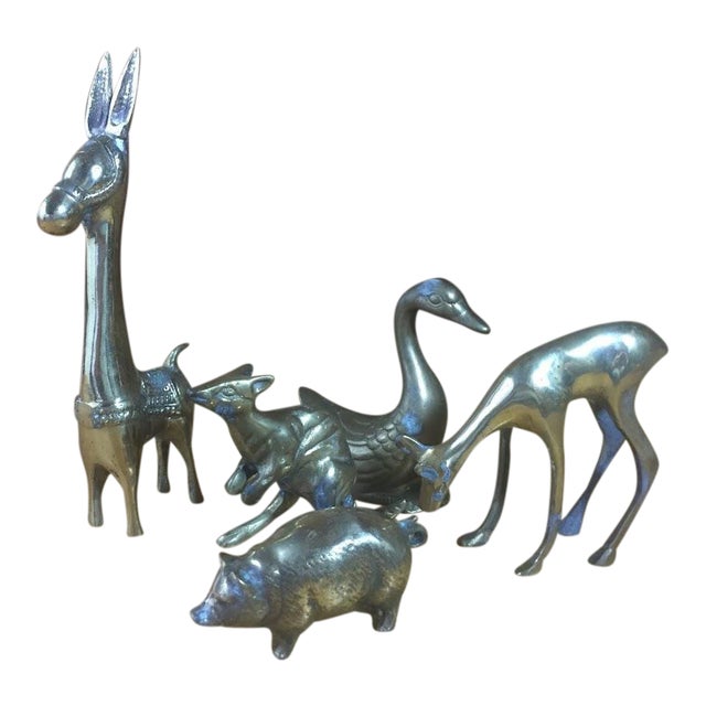 Brass Animal Collection Set of 5 Chairish