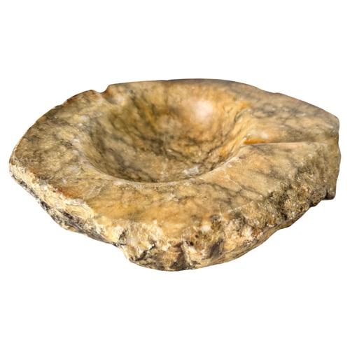 Large Green Ashtray or Vide Poche in Marble Onyx, Italy, 1960 For Sale - Image 4 of 7