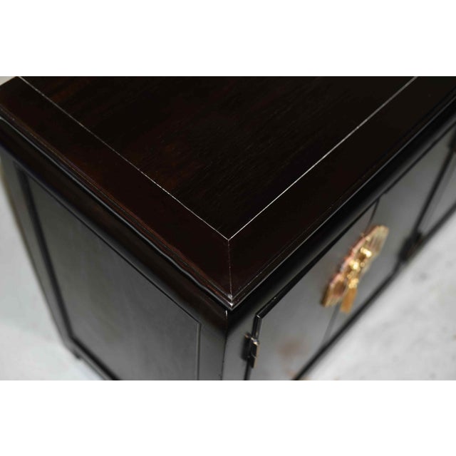 Black 1970s Chin Hua Buffet Sideboard Raymond Sobota for Century Furniture For Sale - Image 8 of 12