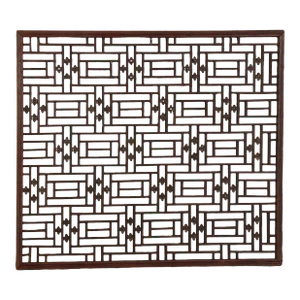 Chinese 19th Century Antique Wood Latticework Window Panel