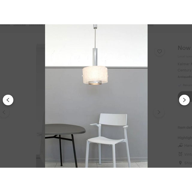 A superb work of ambiental art, produced in the prestigious kalmar workshops, crafted out of chromed metal alloy,...