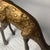 Vintage Mid-Century Solid Brass Grazing Deer/Fawn Figurine With Intricate Details For Sale - Image 10 of 11