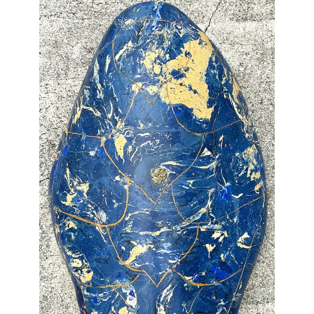 Vintage Italian Scagliola Pigmented Plaster Turtle Shell For Sale - Image 14 of 18