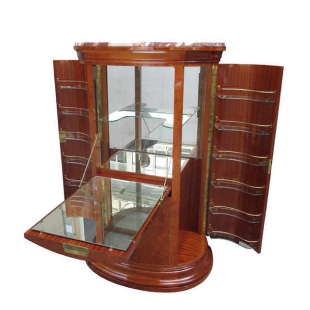 1930s 1930s Fine Art Deco Bar Cabinet For Sale - Image 5 of 6