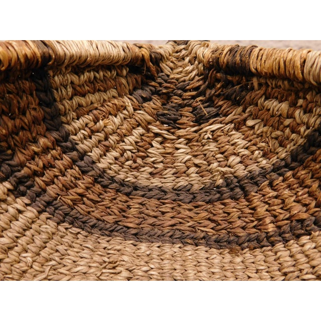 Vintage Woven Basket Bowl For Sale - Image 9 of 12