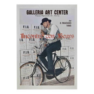 Original Beuys Exhibition Poster, 1985 For Sale