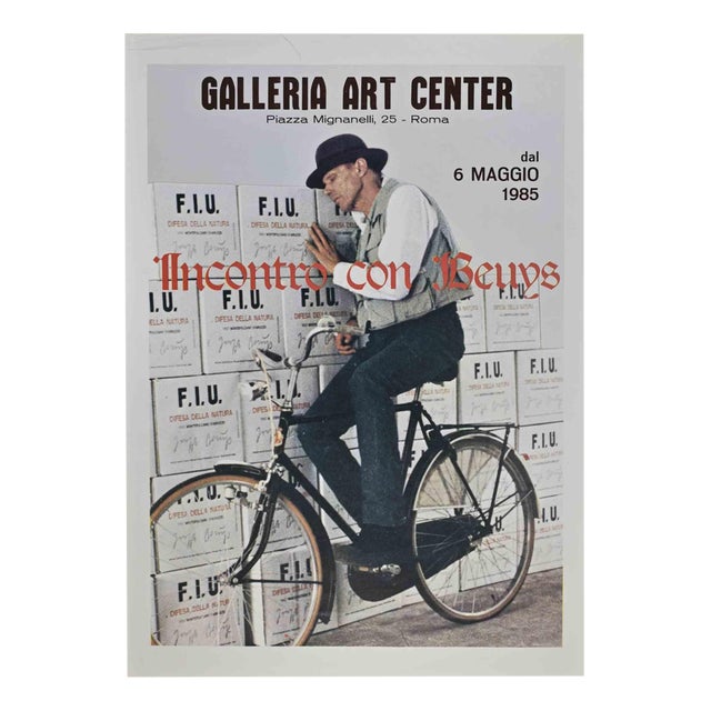 Original Beuys Exhibition Poster, 1985 For Sale