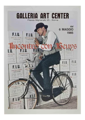 Original Beuys Exhibition Poster, 1985