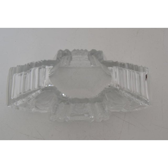 Vintage Cut Crystal Glass Vase from Glasswork Novy Bor, 1950s For Sale - Image 6 of 12