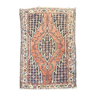 Mazlagan Worn Malayer Rug no. j5277 For Sale