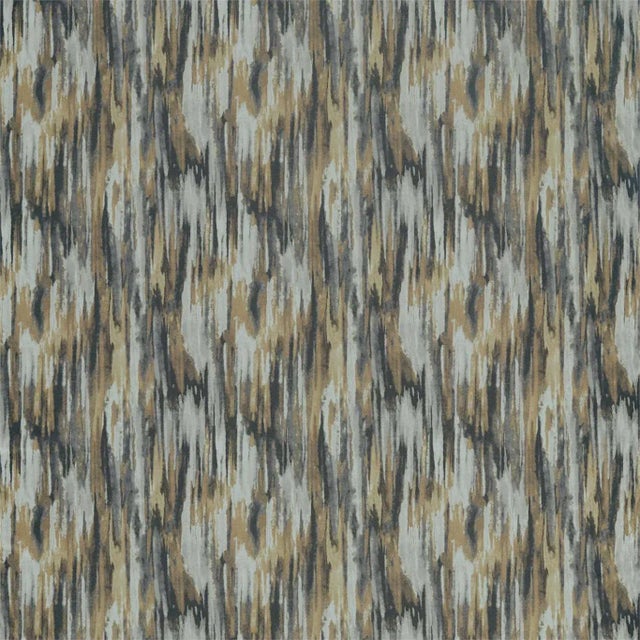 Harlequin Azuri Fabric in Gold/Pewter For Sale