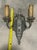 Metal Antique Art Deco 2 Light Wall Sconce for Repair For Sale - Image 7 of 8