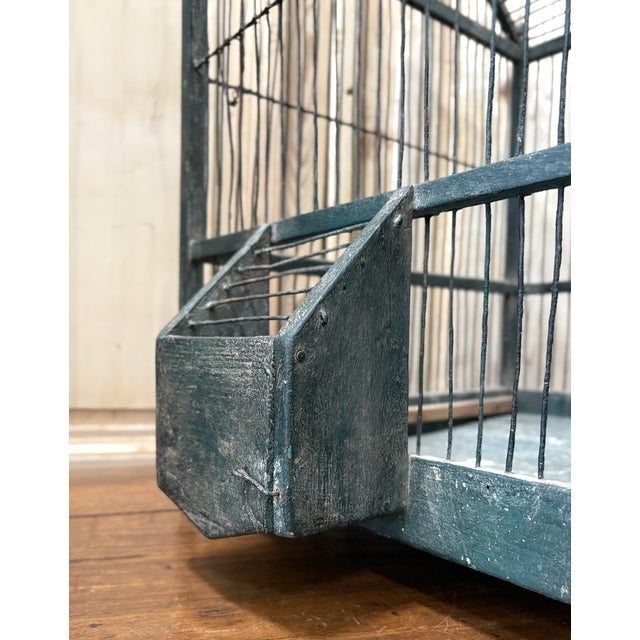 Late 19th Century 19th Century French Wooden Birdcage For Sale - Image 5 of 9