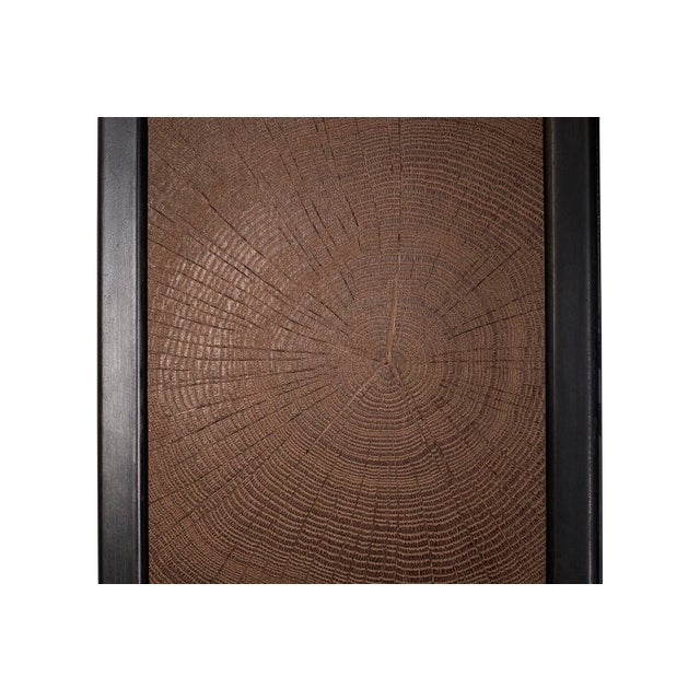 Early 21st Century Modern Celestine Oak Mirror For Sale - Image 5 of 7