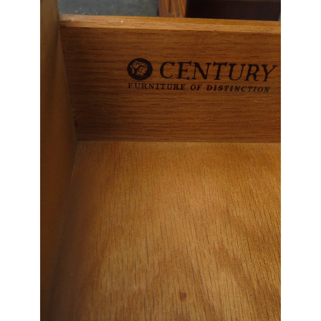 Wood Century Furniture Hollywood Regency Tall Chest of Drawers Highboy 6362 For Sale - Image 7 of 18