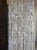 Vintage Whitewashed Carved Wood Sliding Barn Door – Ornate Architectural Statement 102 For Sale - Image 4 of 6