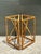 Vintage Wrapped Rattan Dining Table Pedestal For Sale - Image 10 of 16