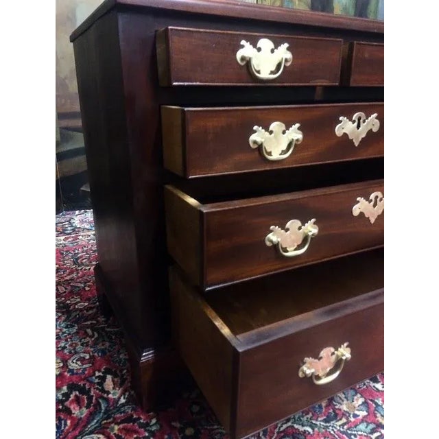 Item: Vintage Mahogany Nightstand Chests, offered as a pair. Age & Condition: Circa 1940. Refinished condition, good...