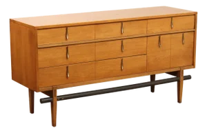 Mid Century Modern Walnut Dresser