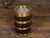 English English Turn of the Century Oak Barrel with Brass Braces, circa 1900 For Sale - Image 3 of 10