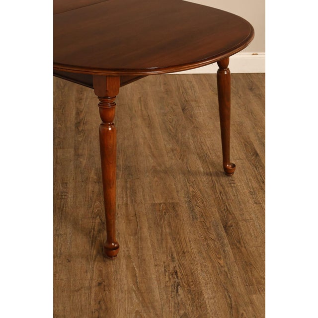 Ethan Allen Georgian Court Vintage Traditional Cherry Dining Table For Sale - Image 11 of 18