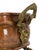 Copper Antique 19th Century Copper Planter with Claw Feet and Lion Heads, 1890s For Sale - Image 8 of 15