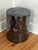 Glazed black Chinese terracotta garden stool with a tufted button look. Reflective metallic sheen is full of drama. Please...