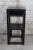 Late 19th Century Antique Chinese Qing Dynasty Black Lacquer Elm Tiered Side Table Pedestal Stand For Sale - Image 9 of 11