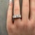 Early 21st Century Designer Tiffany Together Platinum Double Milgrain Ring Size 10.25 For Sale - Image 5 of 6