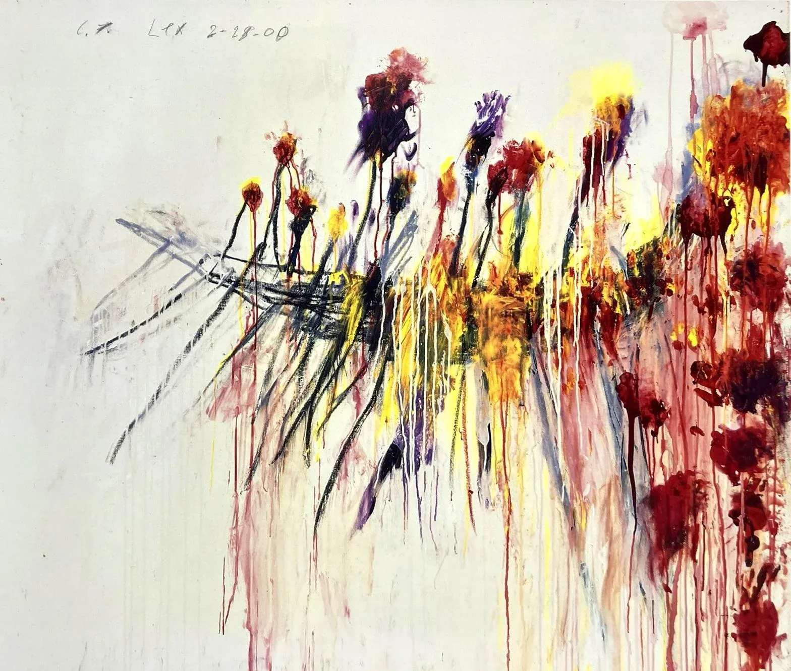 Cy Twombly Coronation of Sesostris Original Paris Exhibition