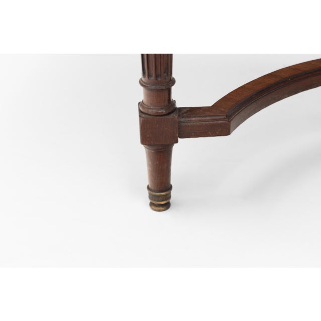 Leather Top Writing Desk, 1900s For Sale - Image 9 of 12