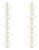 Sample - Schumacher X Celerie Kemble Acanthus Stripe Vinyl Wallpaper in Natural For Sale