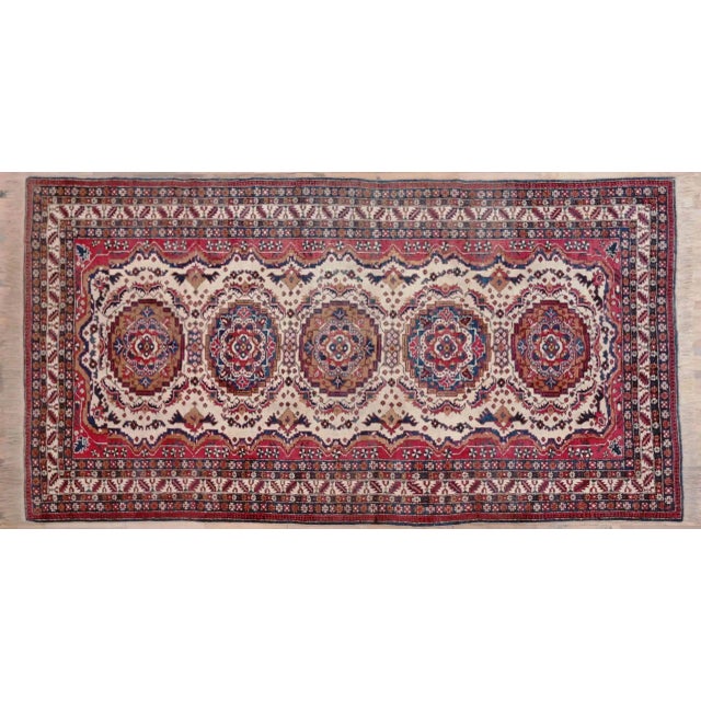 Textile Middle Eastern Wool Shirvan Rug For Sale - Image 7 of 7