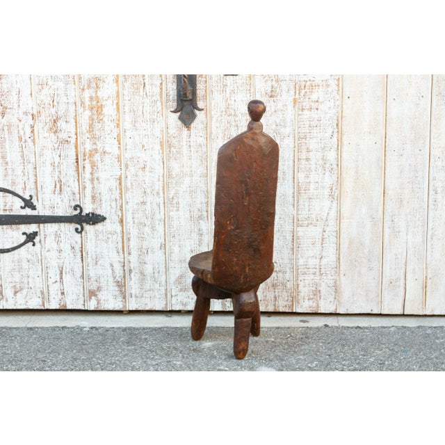 19th Century Antique African Tribal Ceremonial Chair For Sale - Image 5 of 8