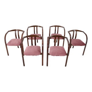 Dining & Side Chairs from Ton, 1980s, Set of 6 For Sale