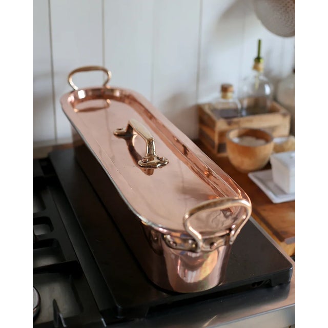 Antique French Copper Fish Poacher For Sale In New York - Image 6 of 6