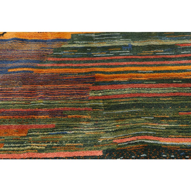 Late 20th Century Vintage Persian Gabbeh Rug, 04'04 X 07'07 For Sale - Image 5 of 10