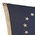 Vintage Cotton Betsy Ross American Flag With Embroidered Stars For Sale - Image 4 of 6