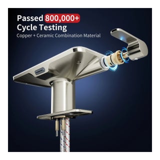 Single-Handle WaterfallBathroomSink Faucet, Elegance Modern Design For Sale