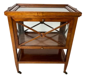 Italian Bar Trolley with Opening Sides and Removable Tray, 1980s