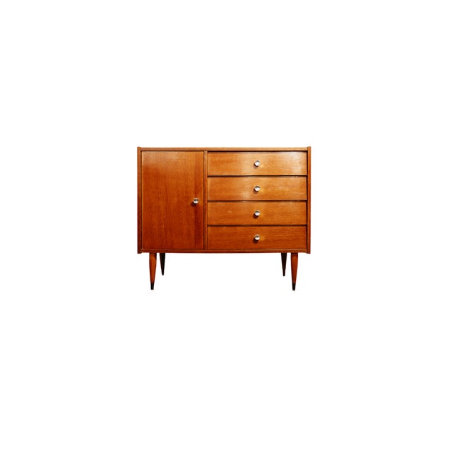Mid-Century Wood Commode, 1960s For Sale - Image 9 of 9
