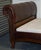 Bonaparte King Size Carved Wood Leather Bed For Sale - Image 9 of 18