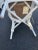 Wood 1970s Vintage Ficks Reed Style Rattan Patio Wicker Dining Table & 4 Chairs For Sale - Image 7 of 7