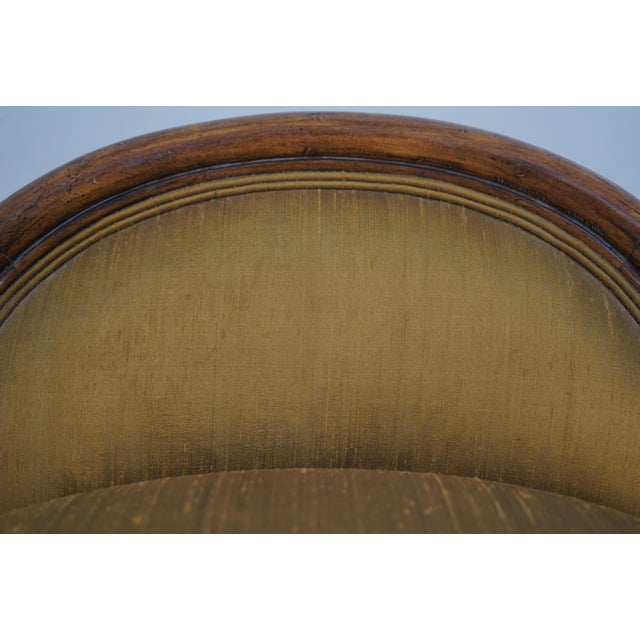 Jeffco Low Barrel Back Vanity Bench Stool For Sale - Image 17 of 18