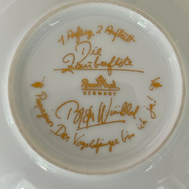 Small Magic Flute Saucer by Björn Wiinblad for Rosenthal, Germany, 2000s, in Flawless conditions. Designed from 2000 This...