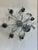 Metal 1980s Chrome Chandelier in the Style of Gaetano Sciolari For Sale - Image 7 of 7