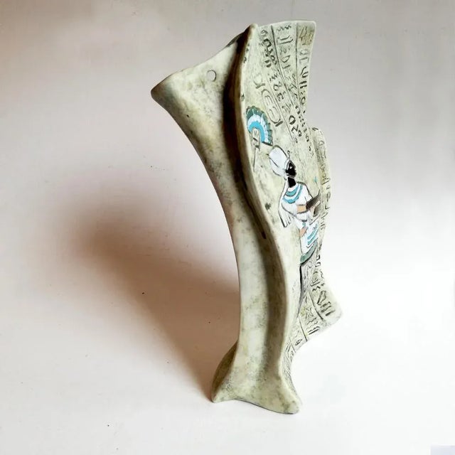 Mid-Century Italian Ceramic Vase by F.lli Marchi For Sale - Image 9 of 9