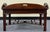 Chinese Chippendale mahogany butters tray coffee table by Knob Creek. Classic design featuring drop down sides converting...