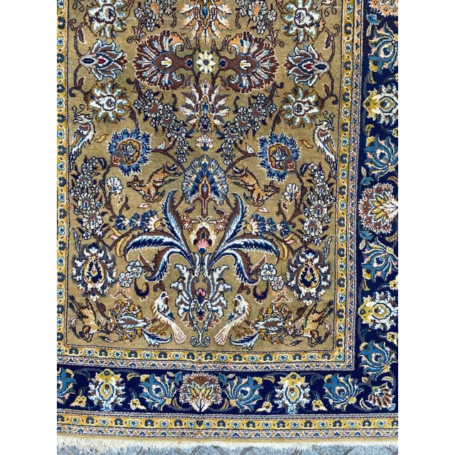 Mid-Century Kashan Rug, 1950s For Sale - Image 3 of 18